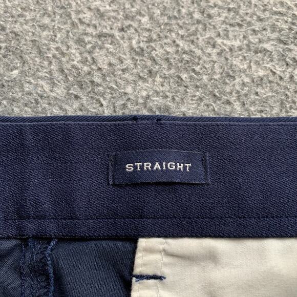 J Crew Pants Mens 31 Navy Cotton Blend Straight TruTemp365 Chino Flex Stretch - Picture 8 of 13